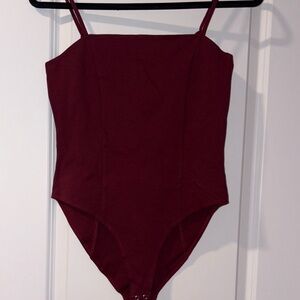 Forever 21 Maroon Bodysuit